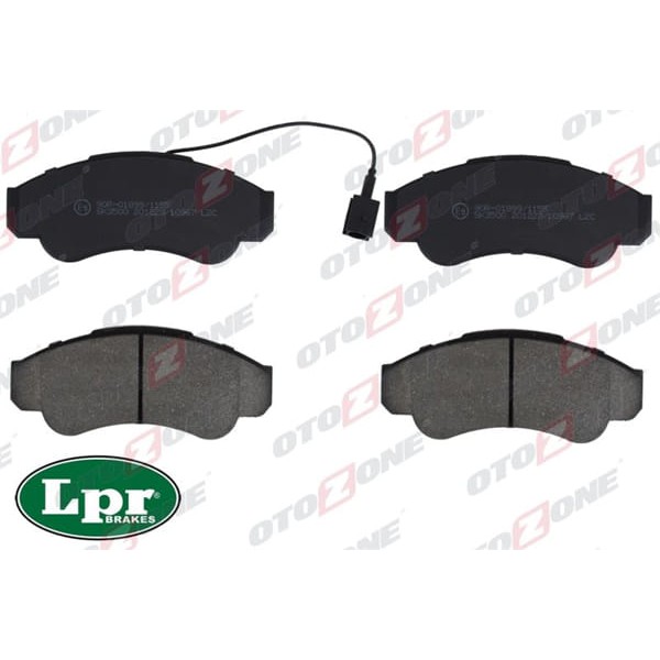 OTOZONE FDO2008 Ön Balata Fişli Ducato 02/06 Boxer 02/06 Jumper 02/06 B.Y Tip 1800 Kg Gdb1518-Lp1751 