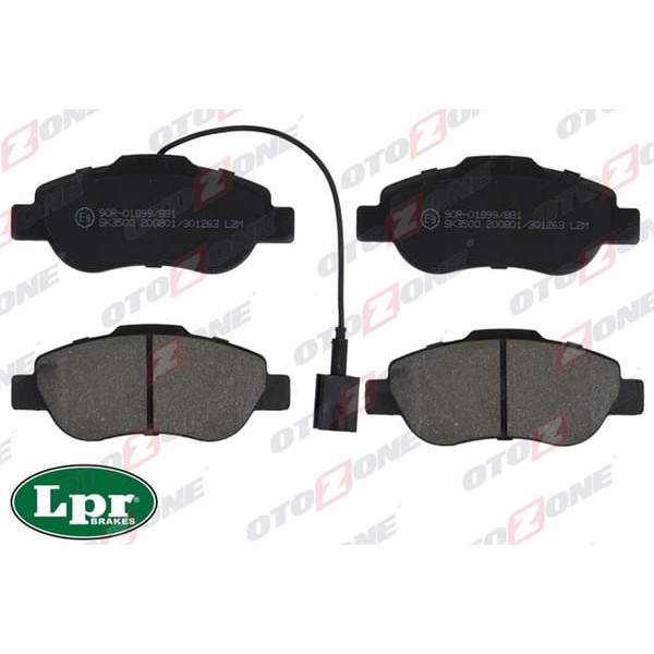 OTOZONE FDO2012 Ön Balata Doblo 1.3-1.6-1.9 Jtd 02 Fiorino 1.3-1.4 Mtj 08 Fiat 500 1.4 07 Gdb1746 Gd