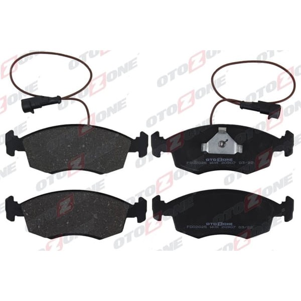 OTOZONE FDO2025 Ön Balata Palio Weekend 96 Albea 01 Doblo 00 Fişli Gdb1341 Gdb1341-Lp1416-7021070