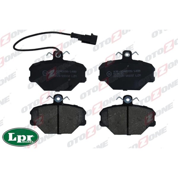 OTOZONE FDO2028 Ön Balata Fişli Tmpr-Tipo Uno 1.4-1.6 Panda 85-04 Gdb833 Gdb833-Lp459-7026150