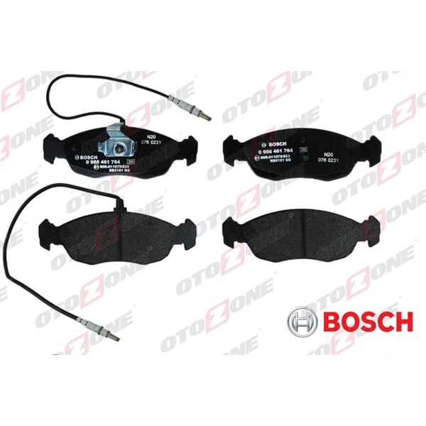 OTOZONE FDO4015 Ön Balata Fişli P306 93-01 Xsara 2.0 16V 97-05 P106-Saxo 1.4-1.6 Gdb1104 Gdb1104-Lp1