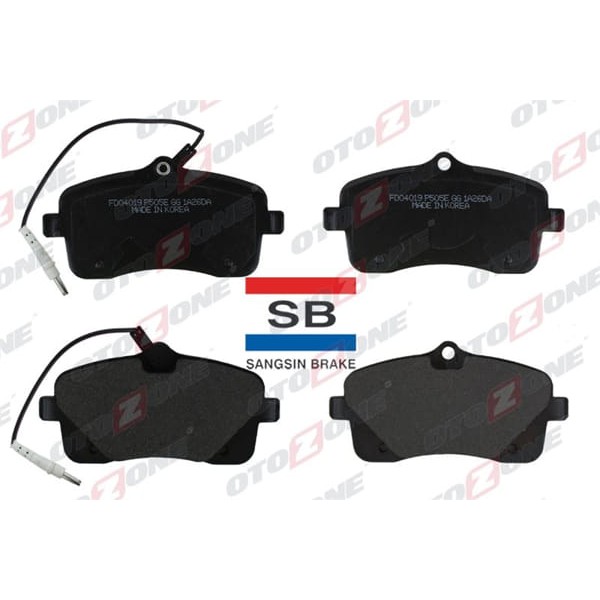 OTOZONE FDO4019 Ön Balata P407 Sw 1.6 2.0 HDI 2.0 1.8 16V 110 Fap 05/04 Gdb1594 Gdb1594-Lp1890-70434