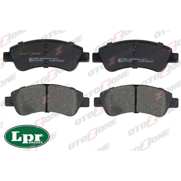 OTOZONE FDO4021 Ön Balata P206-P207-P307-Part-Berl-301 Elyas-C2-C3-C4- Xsara Yeni Model 03 Arka Disk 