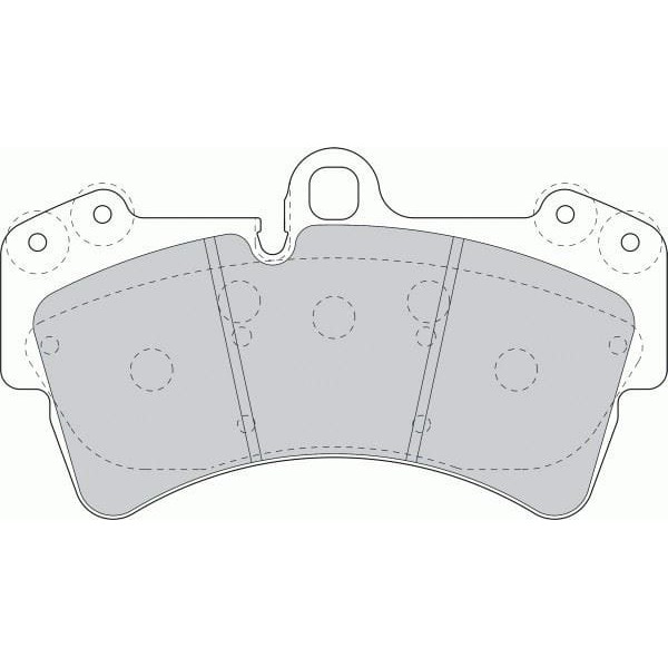 OTOZONE FDO7024 Ön Balata Touareg 10/02 Cayenne 02 Q7 06 18 İnç