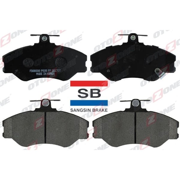 OTOZONE FDO8008 Ön Balata H100 07/93-03/00 Gdb3089 Gdb3089-Lp1068-7091640 