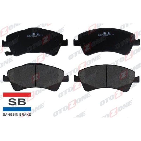 OTOZONE FDO9002 Ön Balata Auris-Corolla 2.0D-4D-2.2D 07 Avensis-Verso 1.6-1.8-2.0-2.0D 09 Corolla 1.