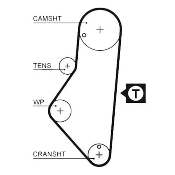 PEUGEOT 0816.71 Triger Eksantrik Kayışı 306 405 406 / Bx Xm Xsara Evasıon Xu5Jp Xu7Jp Xu7Jb Xu10J2 J 