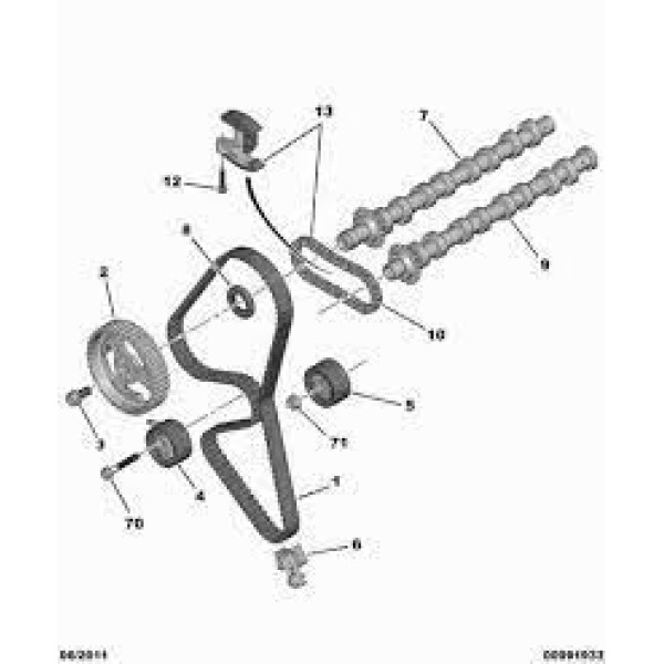 PSA 0816.F7 Triger Kayış C3