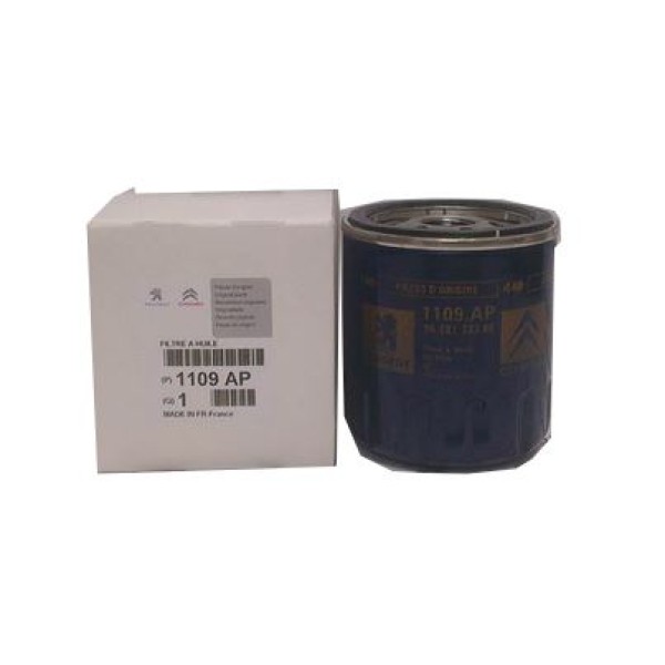PEUGEOT Orijinal 1109.AP Yağ Filtresi Ducato / 106 205 206 306 405 406 607 Partner Boxer / Ax Bx Xm