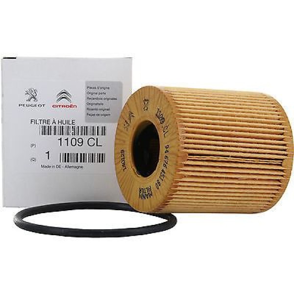 PEUGEOT Orijinal 1109.CL Yağ Filtresi Fiorino 04- Ducato III / 206 207 307 04- Partner Expert Boxer 