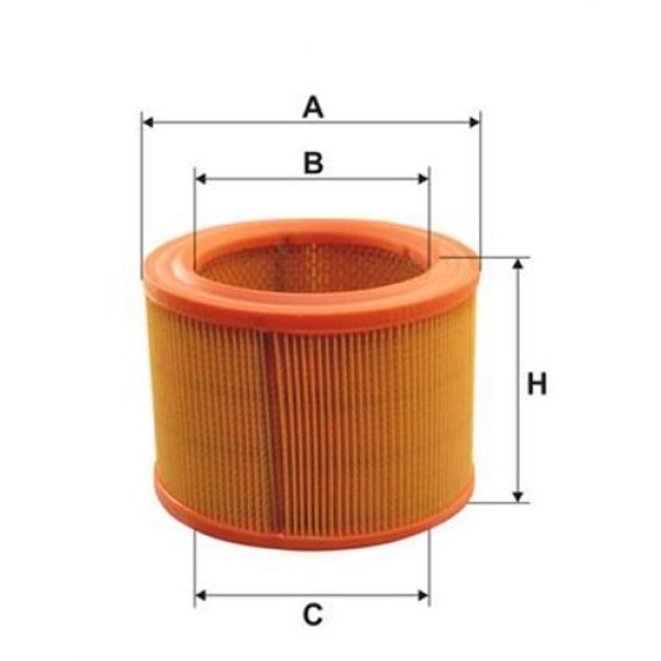 PEUGEOT 1444.WH Hava Filtresi 306 Partner / Xsara Berlingo 1.9D Kısa Tıp