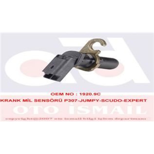 PEUGEOT 1920.9C Krank Mil Sensörü Scudo / Expert / Jumpy 1.9D 2.0 HDI 