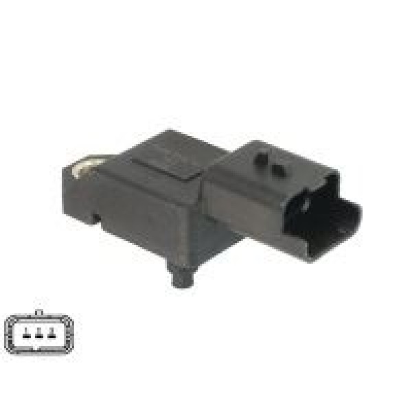 PEUGEOT 1920.CZ Basınç Sensörü Emme Borusu 206 207 306 307 308 406 Partner Berlın G C2 C3 C4 C5 1.6 