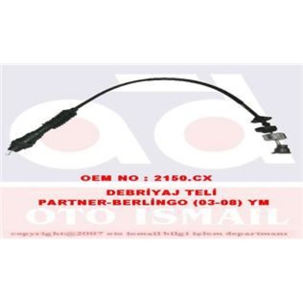 PEUGEOT Orijinal 2150.CX Debriyaj Teli Partner / Berlingo 1.9D Dw8 Dw8B 