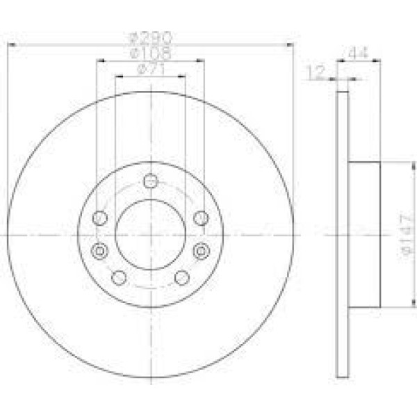 PEUGEOT 4249.G2 Fren Diski Arka 