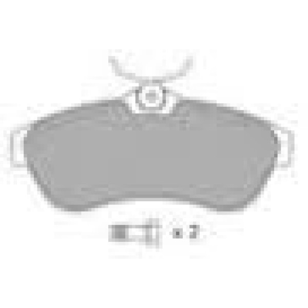 PEUGEOT 4252.37 Fren Balatası Ön C2 02- C3 02-