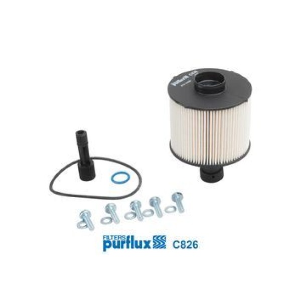 PURFLUX C826 Mazot Filtresi CLIO IV 12- Captur 13- / Logan II 12- Sandero Duster Dokker 12- Lodgy 1. 
