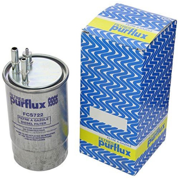 PURFLUX FCS722 Mazot Filtresi Linea Doblo Fiorino Bravo Stilo Punto III Grande Punto 1.3 Jtd 1.9 Jtd