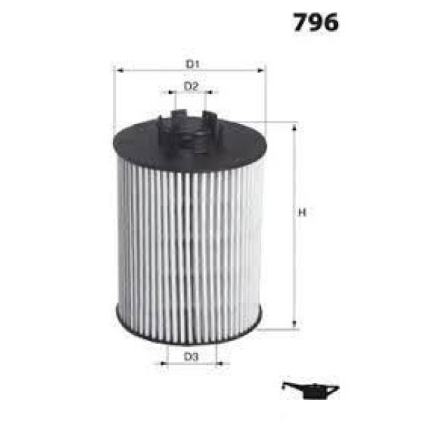 PURFLUX L1077 Yağ Filtresi Astra J 14- Astra K 15- Insignia 15- Merıva B 14- Mokka 15- Zafira Tourer 