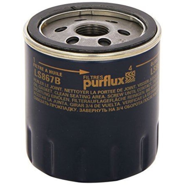 PURFLUX LS867B Yağ Filtresi Scudo Ducato / 106 206 305 306 307 309 405 406 407 Partner Boxer / C4 C5