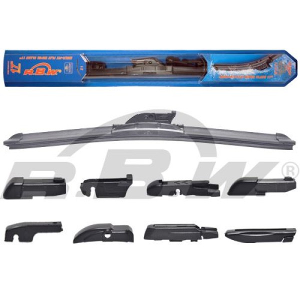 RBW 91117 Silecek Süpürgesi 430Mm Universal Muz Tip Multı-Fıt 8 Aparatlı 