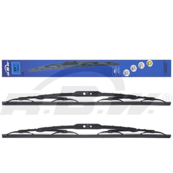 RBW 92220 Silecek Süpürgesi 510Mm X2 Metal Tip Universal 