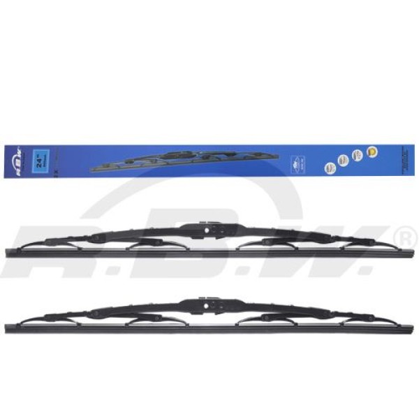 RBW 92224 Silecek Süpürgesi 600Mm X2 Metal Tip Universal 