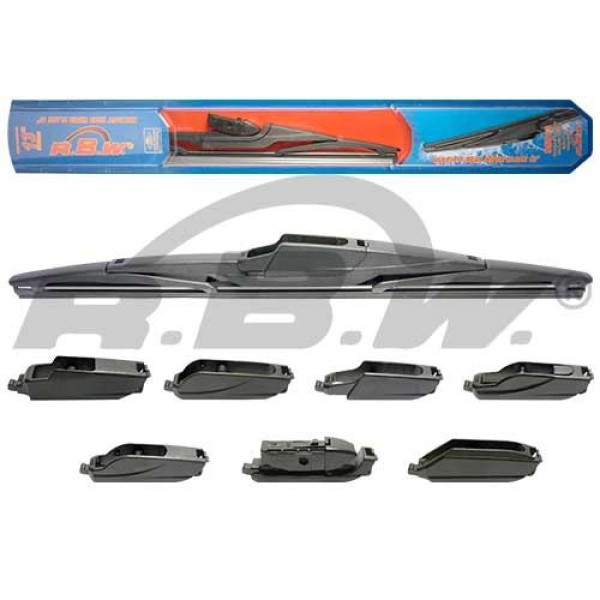 RBW 95013 Silecek Süpürgesi Arka 330Mm Plastik Multı-Fıt Universal 7 Aparatlı 