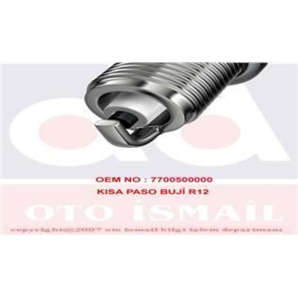 RENAULT 7700500000 Ateşleme Bujisi Renault 12 Kısa Paso 