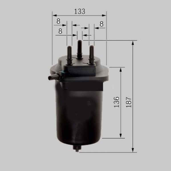 RENAULT 7701063613 Mazot Filtresi Megane II 06-11 Megane II Scenic II 1.5 DCI 100Hp