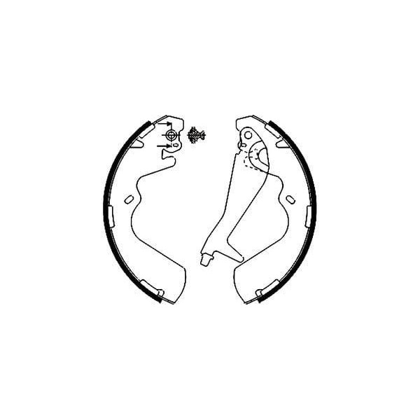 RIW P8696 Arka Pabuç Balata Starex 2.5 Td Gs8696