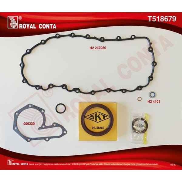 ROYAL T518679 Alt Takım Conta Skt Keçeli Laguna I-Iı 2.0 16V F4R 