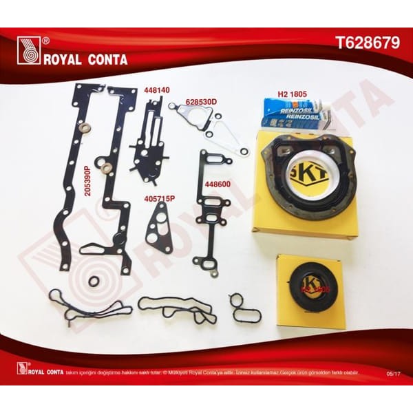 ROYAL T628679 Motor Takım Conta Alt Skt Keçelı Transit 2.2 TDCI Euro5 Önden Çeker 