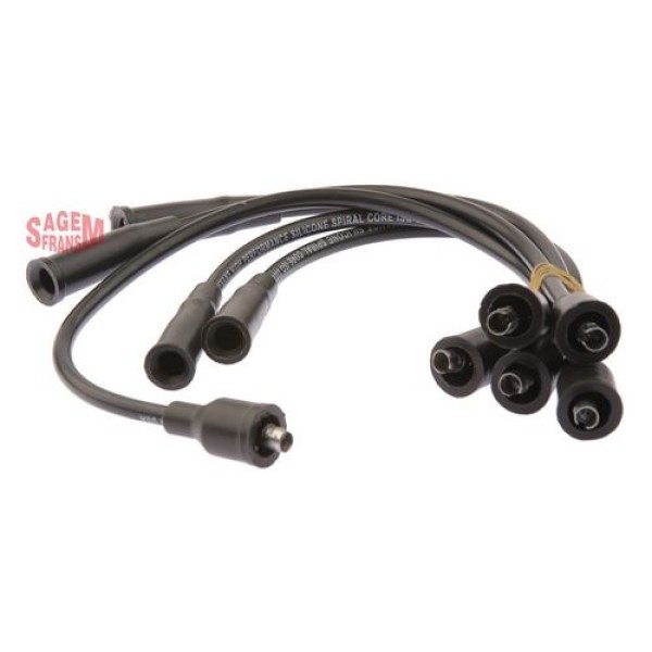SAGEMFR 28202 Buji-Bobin Kablosu Renault 12 Siyah