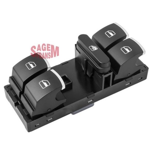 SAGEMFR 400107 Cam Açma Düğmesi Dörtlü Ön Sol Golf 5-6 - Passat - Jetta - Polo 