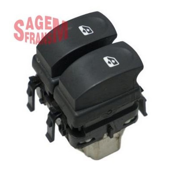 SAGEMFR 500939 Cam Açma Düğmesi Ön Sol Beyaz Çiftli CLIO III 