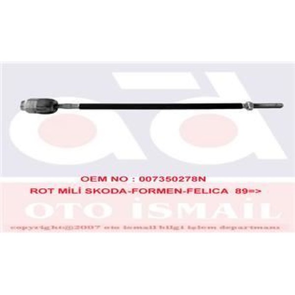 SISMAK 140110 Rot Mili Favorıt Felıcıa 94-02 