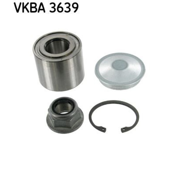 SKF VKBA3639 Aks Rulmanı Arka - Kapak Somun (Renault: Megane II CLIO III) 