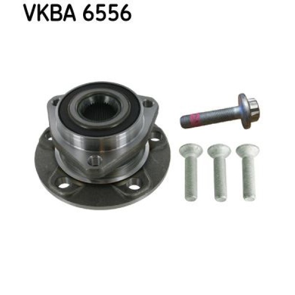SKF VKBA6556 Teker Poryası Ön Golf V 04- VI 09- Vıı 12- Jetta Passat Caddy III 04- / A3 / Leon 04- 3