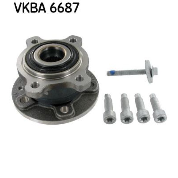 SKF VKBA6687 Arka Teker Poryası Volvo Xc60 T6 Awd 08-10 3.2Awd 09- Xc60 D5 Awd 09-