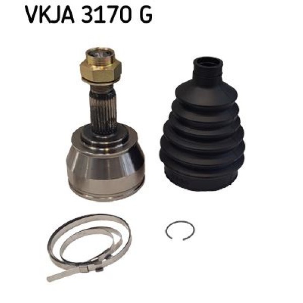 SKF VKJA3170G Aks Kafası Fiorino Punto Stilo 1.3Jtd 16V Tekertarafı Dıs Freze 25. Teker Tarafı İç Fr