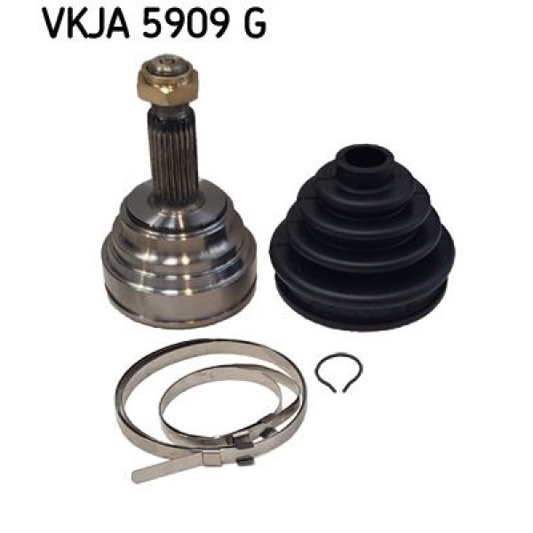 SKF VKJA5909G Aks Kafası Dış Laguna 1,6 / 1,8 / 2,0 / 1,9DCI 98 01 (Dıs Freze:23 İç Freze:25 Uzunluk 