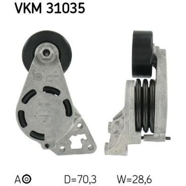 SKF VKM31035 Alternatör Gergi Rulmanı Kütüklü Polo-Fabıa-Cordoba 1.4 TDI 2001-2009 Amf-Bnv-Bnm