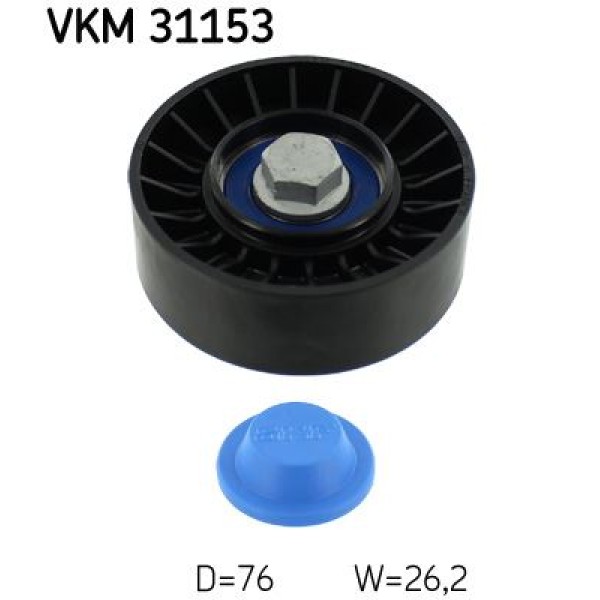 SKF VKM31153 Alternatör Gergi Rulmanı Caddy III Golf VI Plus Jetta IV Polo Touran A1 A3 Fabia Yeti 1