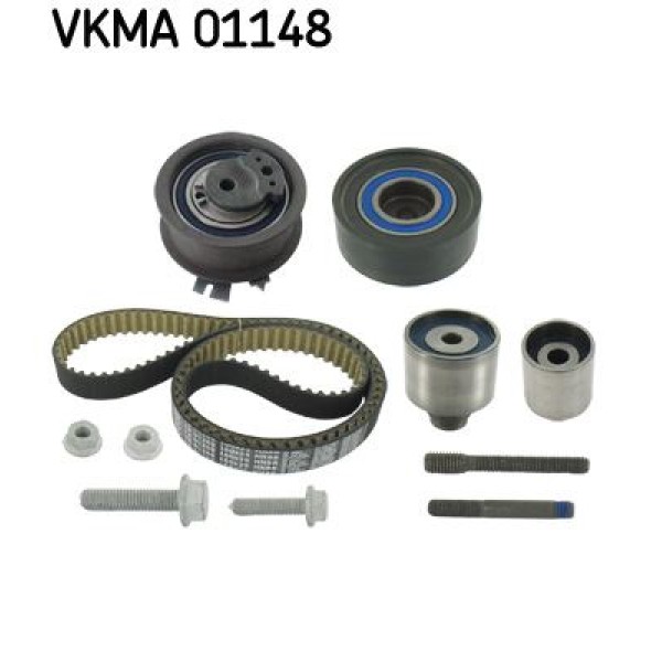 SKF VKMA01148 Triger Eksantrik Gergi Seti Golf VI Passat Caddy III Transporter T5 T6 / A3 A4 A6 Q5 1