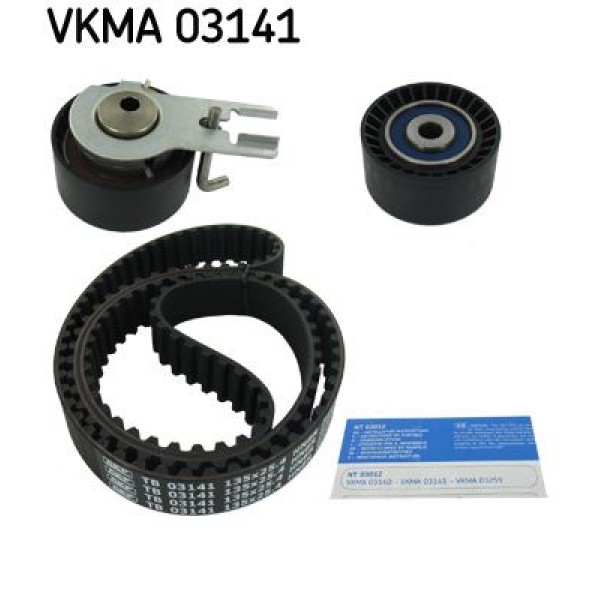 SKF VKMA03141 Triger Eksantrik Gergi Seti C3 02- 1.4 HDI 16V Dv4Ted4
