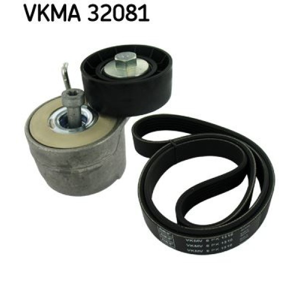 SKF VKMA32081 V Kayışı Albea Doblo Idea Punto 1.3 Jtd Kıt 