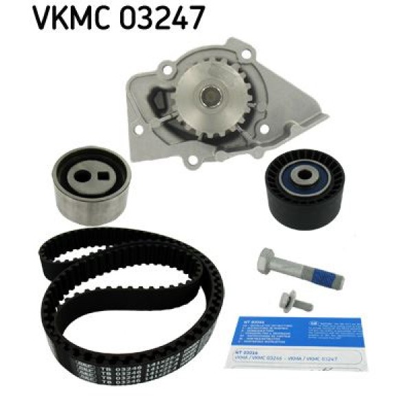 SKF VKMC03247 Triger Gergi Seti - Su Pompası (Fiat: 2.0Jtd Scudo Ducato / Peugeot: Boxer Partner / C