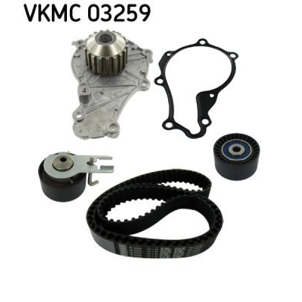 SKF VKMC03259 Triger Eksantrik Gergi Seti - Su Pompası Scudo / 307 / C3 C4 C5 Berlingo Jumpy / Cmax