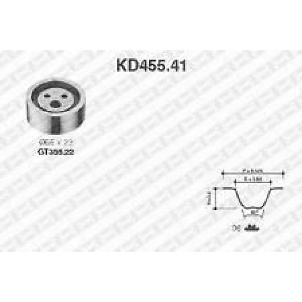 SNR KD45541 Triger Eksantrik Gergi Seti 096X170 CLIO II Kangoo Megane Logan Sandero Solenza 1.4 1.6